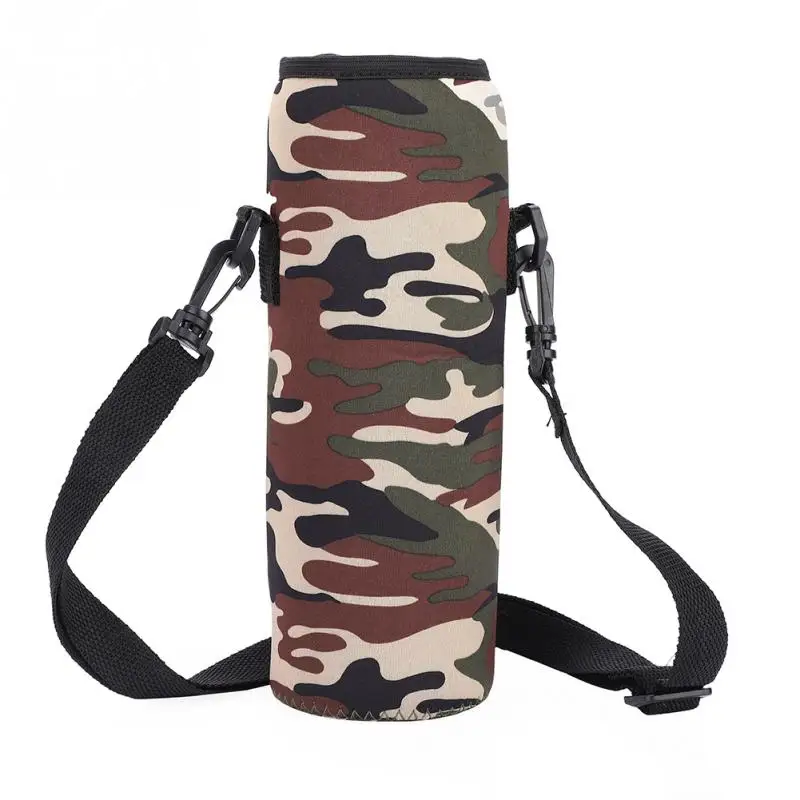 

Portable Outdoor Sports Water Bottle Cover Thermal 1L Water Kettle Holder Pouch Bag Protective Neoprene Case Cover with Strap