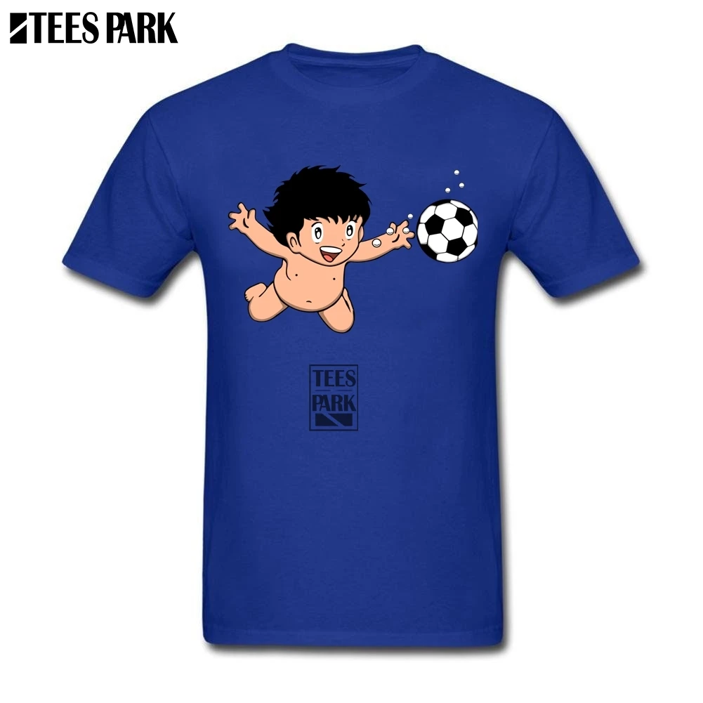 3XL футболки белая футболка капитан Цубаса для отдыха с круглым вырезом мальчиков