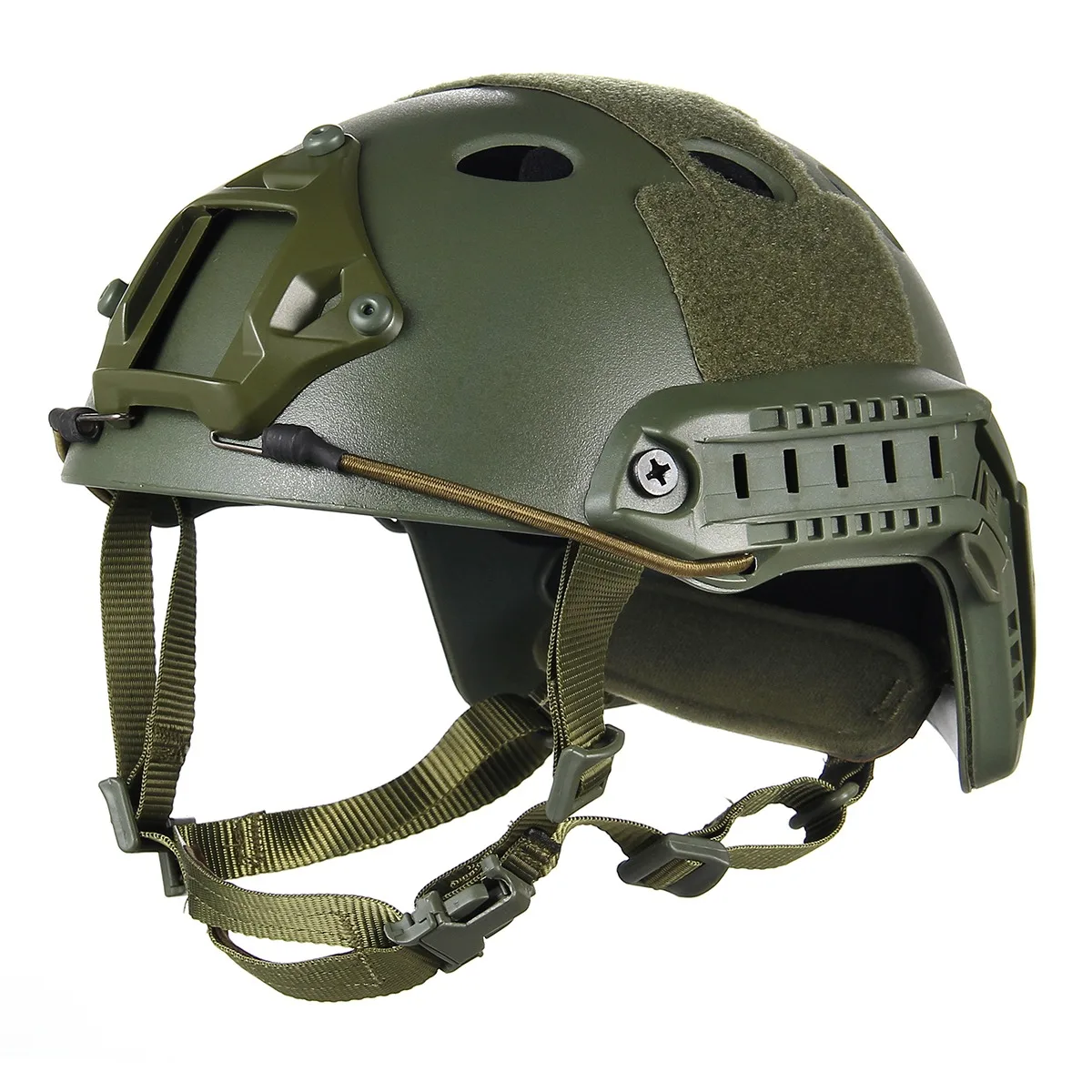 Green Тактический шлем защитный Открытый тактический Пейнтбол CS Casco страйкбол шлем БЫСТРЫЙ защитный шлем езда защитное оборудование - Цвет: Green