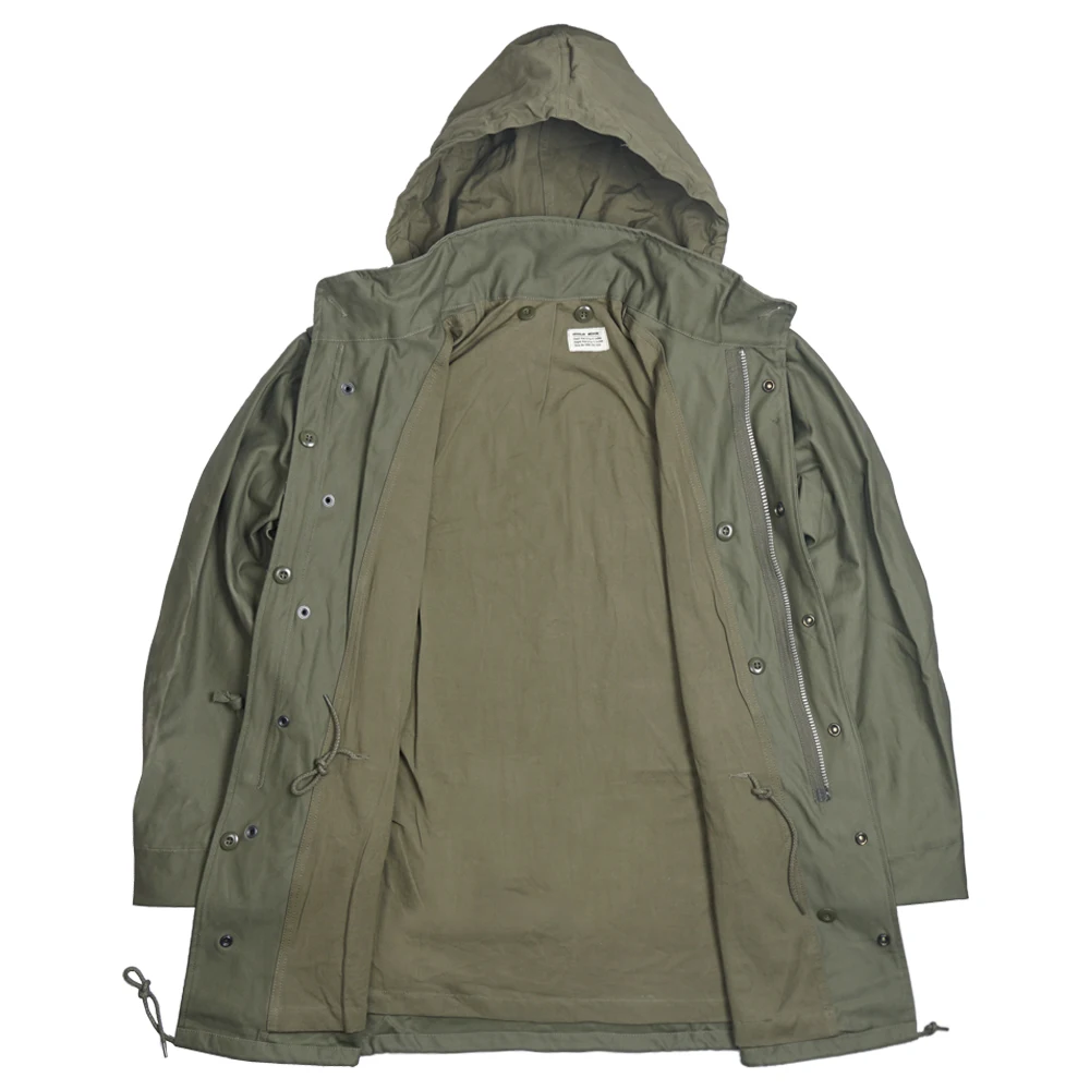ww2 Korean War Vietnam War US Army M65 jacket Trench Coat Retro Cotton Satin uniform high quality