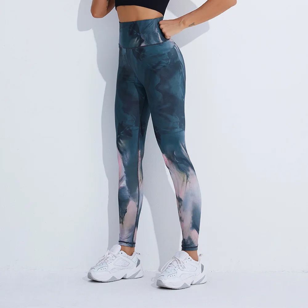 thermal leggings FCCEXIO 2022 Stone Grain 3D Print Women High Waist Workout Pant Plus Size Fitness Slim Soft Stretch Sexy Yoga Leggings capri leggings
