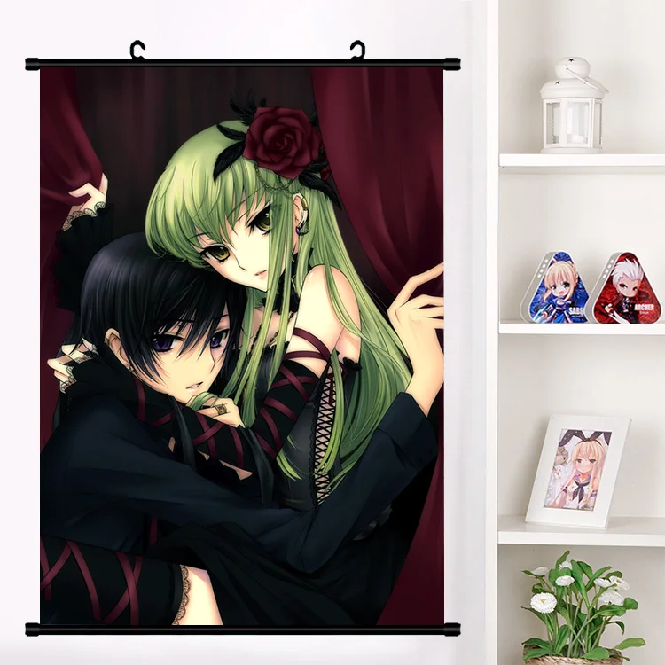 Горячий аниме код GEASS Lelouch Lamperouge Kallen стадтфельд C.C. Настенная роспись