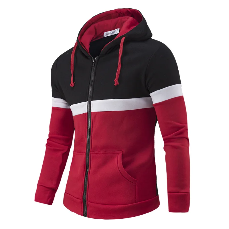 Мужские осенние толстовки Повседневная Уличная одежда мужская шапки в полоску