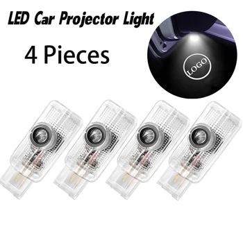 

2PCS LED car door lights logo laser projector welcome lamp ghost shadow Luces for Mercedes benz R GL ML Class W215 X164 W164 new
