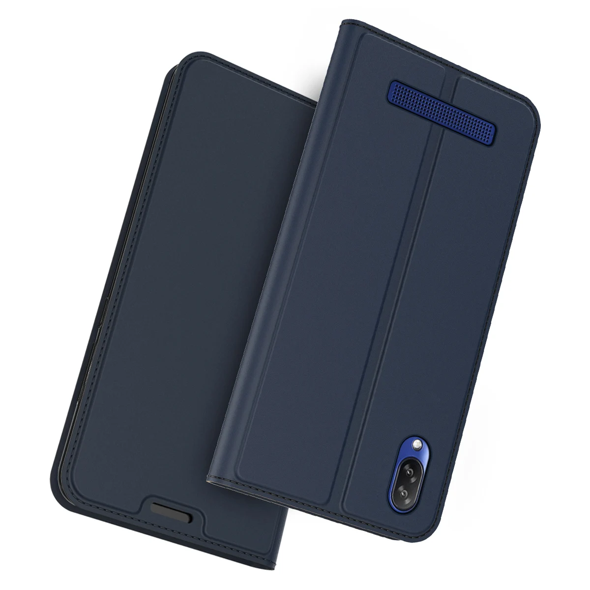 For Doogee Y8C Case Luxury Leather Protective Wallet Shell Shockproof Flip Stand Cover For Doogee Y8C Case Card Slot