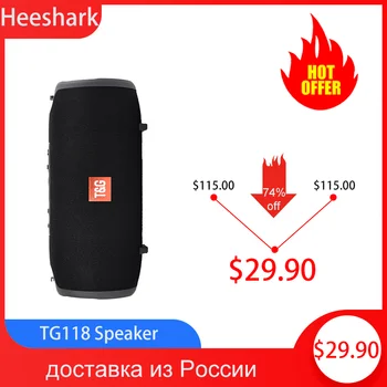 

TG118 High power 40W portable bluetooth speaker outdoor Column Computer Wireless Speakers Subwoofer BoomBox Music Center Radio