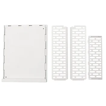 

2Pcs Storage Rack Hallow Layered Storage Rack for Wardrobe Kitchen Home