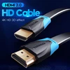 Vention HDMI Cable 2.0 3D 2160P Cable HDMI 1m2m5m 3m 10m 15m With Ethernet HDMI Adapter For HDTV LCD Projector HDMI 4K Cable hot ► Photo 2/6