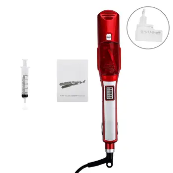 

Portable Hair Straightener Electric Steam Comb Home Salon Iron Styling Tool