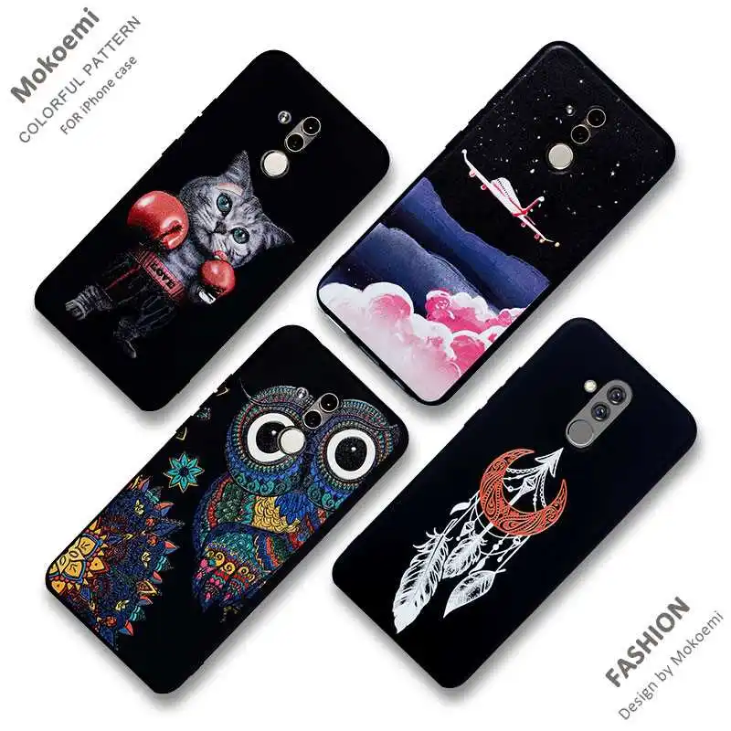 Модный мягкий ТПУ чехол с узором GF 6," для huawei mate 20 Lite, чехол для huawei mate 20 Lite, чехол для телефона