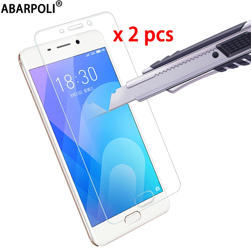 2 шт. на Meizu M15 Lite M5c M8 V8 x8 прозрачная защитная пленка из закаленного стекла для