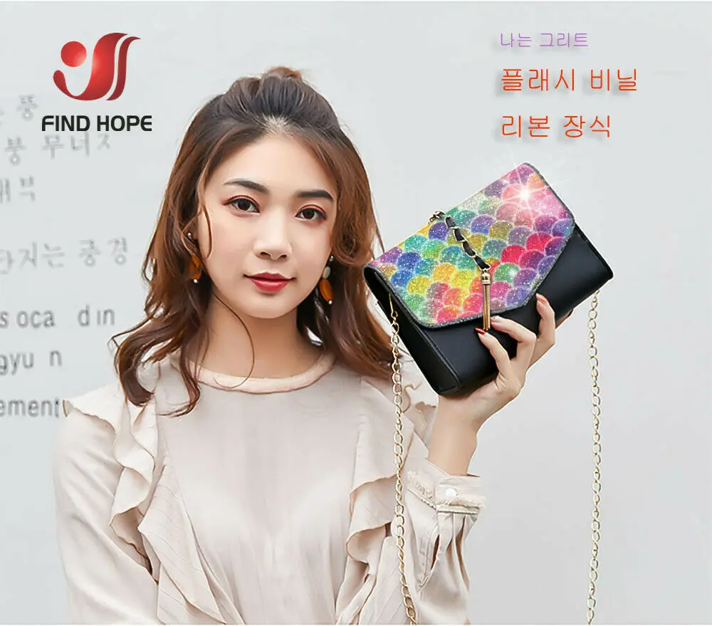 Fish Scale Mermaid Iridescent Shiny Glitter Fabric Synthetic Leather Vinyl Hair Party Wedding Decor DIY Hair Bow Crafts Material