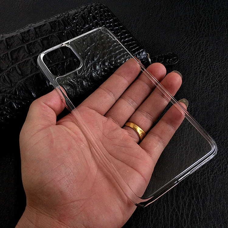 Ультратонкий Прозрачный жесткий пластиковый чехол для iPhone 12 Mini 11 Pro Max XS XR X 8 7 6 6S Plus