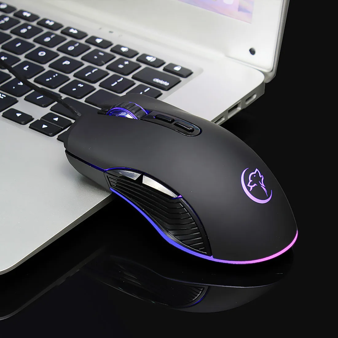 3200 dpi светодиодный 7 кнопок эргономичная Проводная игровая мышь USB Pro мышь для ПК для ноутбука игровой компьютер Silent Mause с подсветкой
