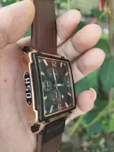 Reloj deportivo para hombre, cronógrafo de cuarzo, con Esfera Grande cuadrada de cuero, marca superior de lujo, a la moda, resistente al agua, nuevo, 2021