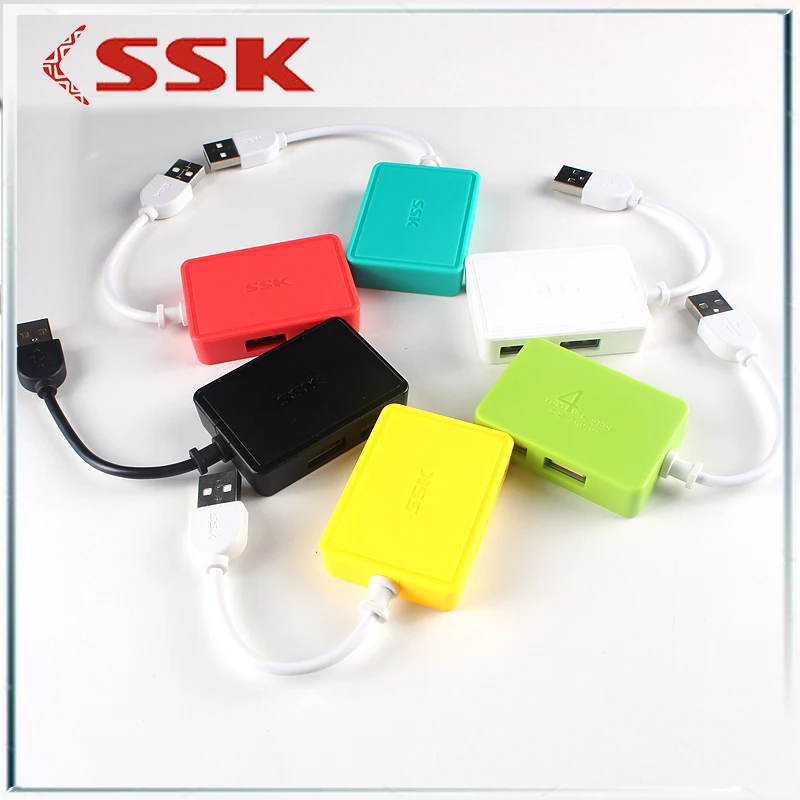 

SSK usb 2.0 hub notebook computer 4 port converter usb2.0 expander usb hub macbook pro front panel usb splitter multi usb hub