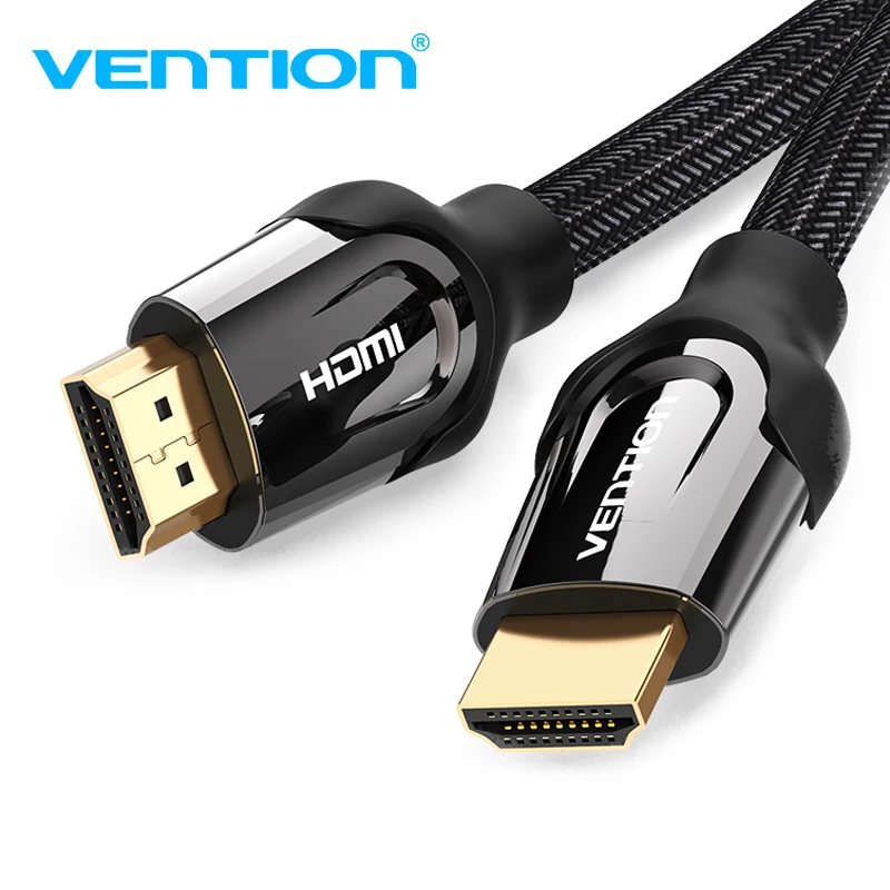 

Black Round Braided HDMI Cable 2M / 6FT 3D 1.4V 1080p For ps3 xbox appletv HDTV