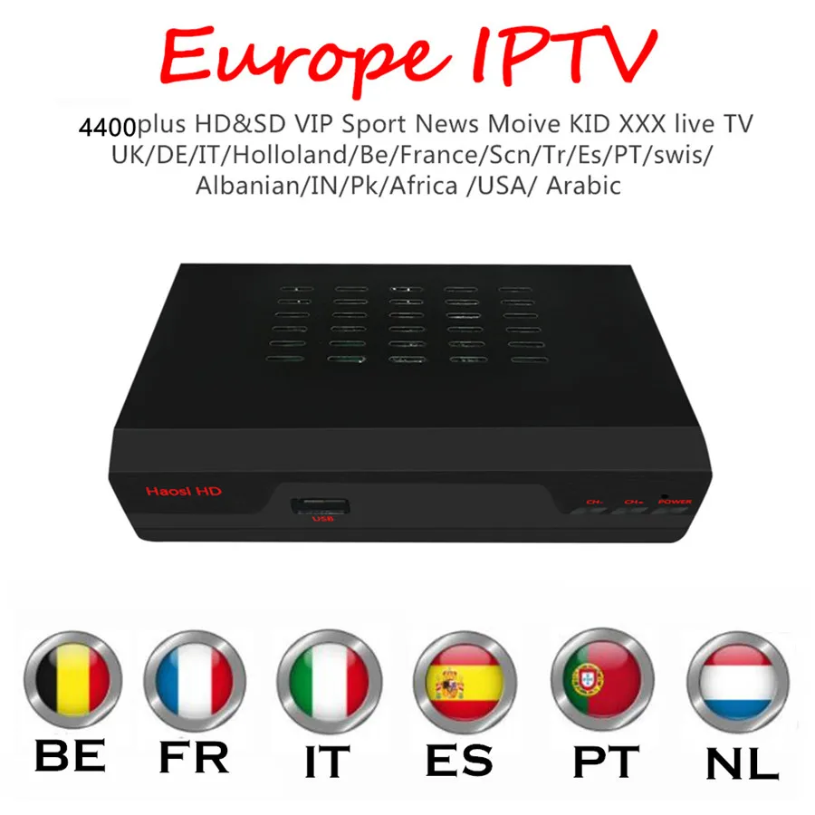 Best Iptv Europe Box Receiver 4k With Iptv Adult Subscription 1 Year Free 4400 Portugal French Sweden Greece Channels Iptv Spain