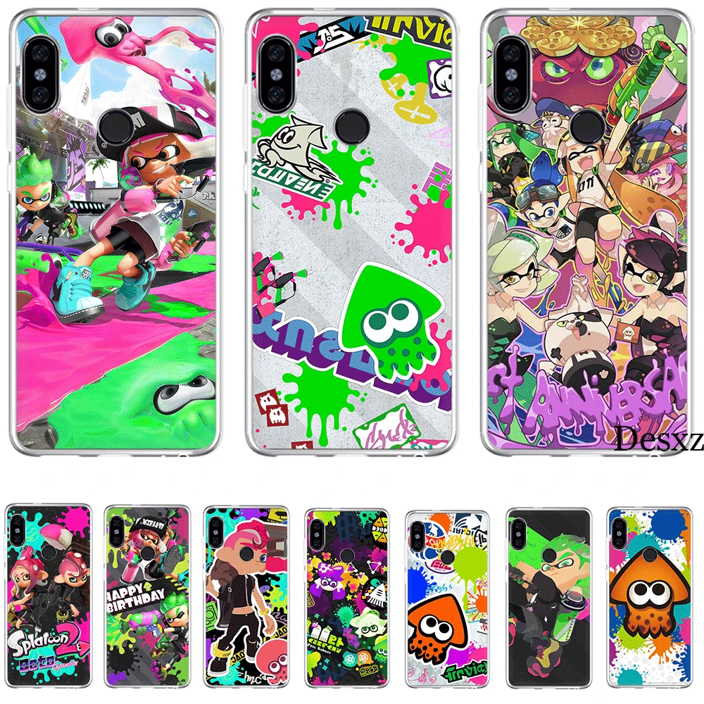 Чехол для телефона Xiaomi mi CC9 CC9E 9T x 2 S 6 8 9 SE A1 A2 5X 6X макс 3 A3 Pro Lite чехол Splatoon геймпада |