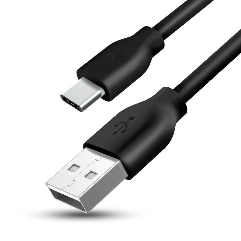 2а type-C кабель для быстрой зарядки для мобильного телефона USB C кабель передачи данных для телефонов Android USB3.1 0,25 M 1M 2M 3M - Цвет: 2.4A Type-C Black