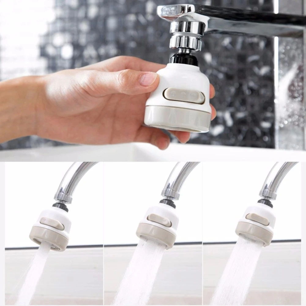 360 Degree Rotating Aerator Tap Swivel Faucet Nozzle Filter Sink Washing Spray Head Water Purifier Saving Diffuser Kitchen Devic