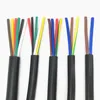 RVV black cable 18AWG 0.75MM 2 core 3 core 4 core 5 core 6 core 7 core 8 core 10 core 12 core 16 core 20 control signal wire ► Photo 1/6