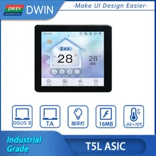 

DWIN 4.0 Inch WIFI Thermostat IPS TFT LCD Display 480*480 Smart Home Wall Mounted HMI IOT Smart Touch Screen Panel TC040C12U00