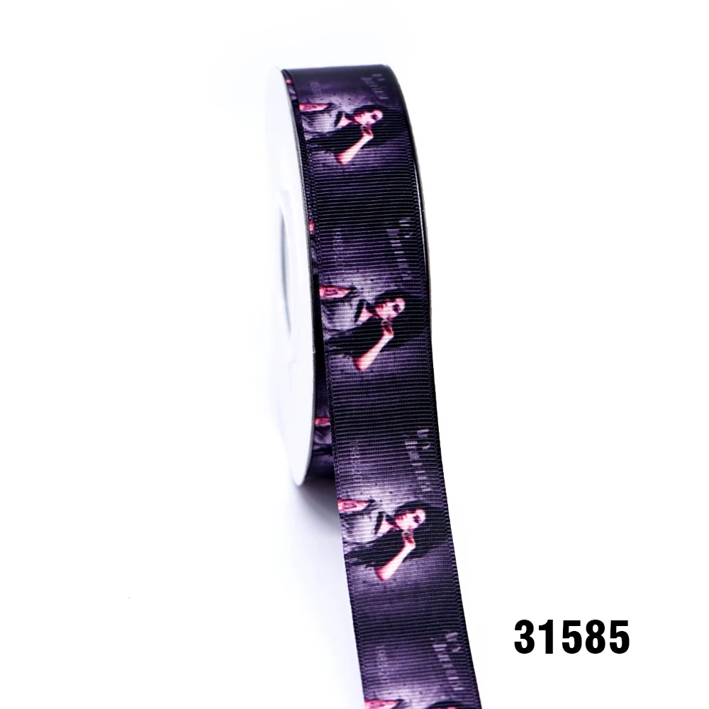 50 ярдов в размер мультфильм ленты напечатанные grosgrain ленты 31580 - Цвет: 31585