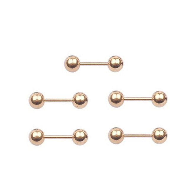Medical Titanium Steel Stud Earring Small Ball Screws Small Earrings Male Ear Bone Nail Lip Cartilage Piercing Body Jewelry