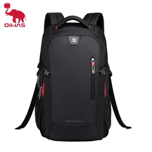 OIWAS okul çantaları 14 inç Laptop sırt çantaları su geçirmez naylon 29L rahat omuz sırt çantası seyahat genç erkek sırt çantası mochila