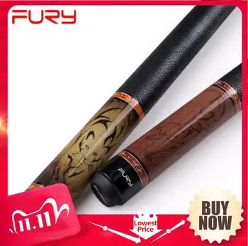 

FURY PS Pool Cues Billiard Stick Kit 11.75mm 12.75mm Tip with Billiard Cue Case Offer Combination Handle Options Maple 2019