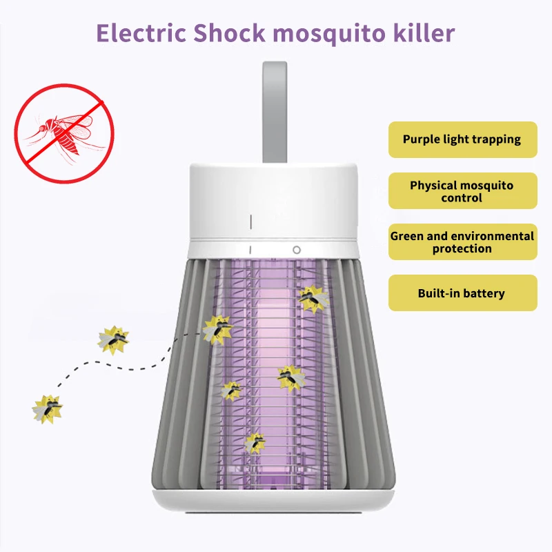 

UV Mosquito Killer Nightlight Electric Mosquito Lamp USB Charging Anti Mosquito Insect Repellent Lamp No Noise Mosquito Trap