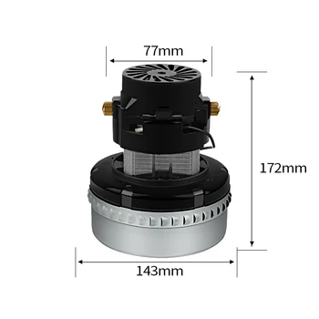 

Vacuum Cleaner Motor 1500w Universal Water Suction Machine Parts Pure Copper Industry BF501 / 501B