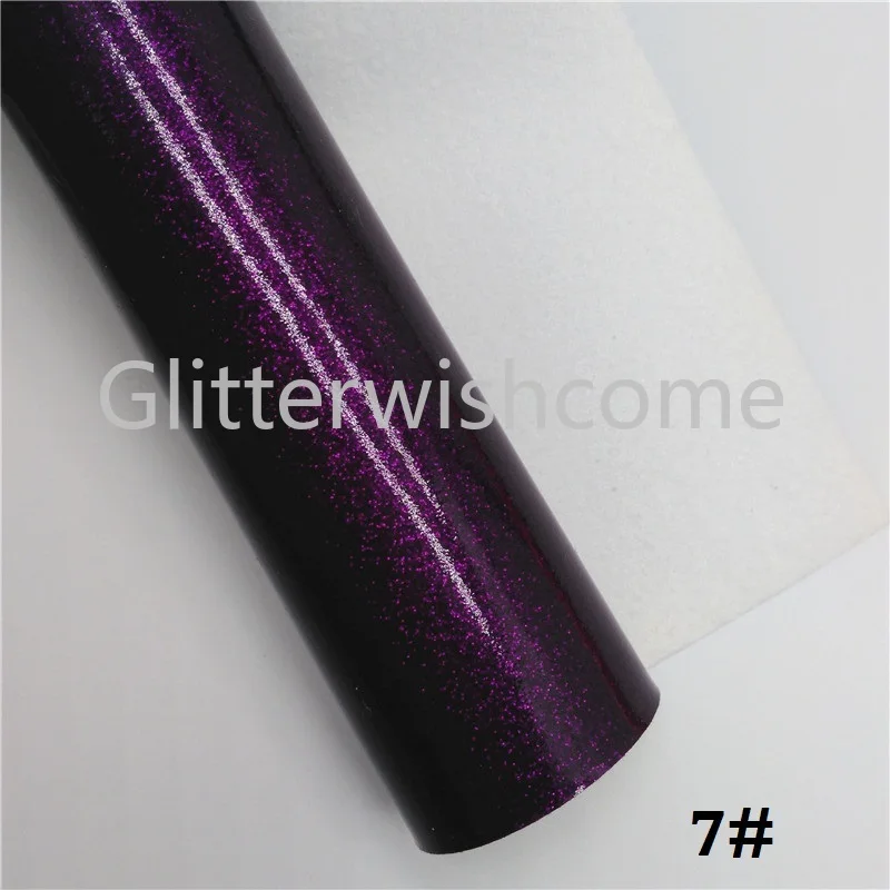 Glitterwishcome 30X134 см гладкая блестящая ткань, блестящая кожаная простыня, синтетическая кожаная ткань для бантов, GM439A