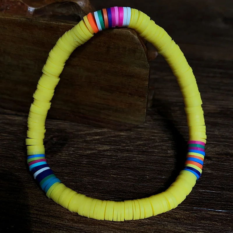 Bracelet Yellow Yumfeel, модное колье, ожерелье, ювелирное изделие, ручная работа, полимерная глина, ожерелье для женщин и мужчин, ювелирные изделия, подарки - Окраска металла: Bracelet Yellow