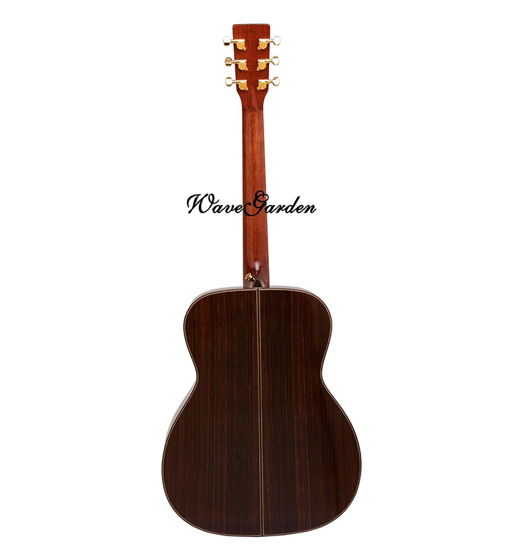Professional Acoustic guitar All Solid Wood European Spruce top musical Stringed instruments steel string 41 inch guitarra china