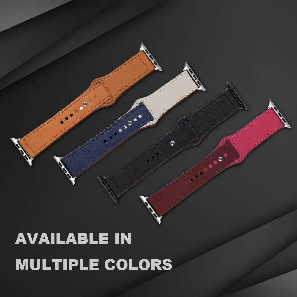 Ремешок из натуральной кожи для iWatch, ремешок для Apple Watch, серия 4, 3, 2, 1, 38, 40, 42, 44 мм, R20
