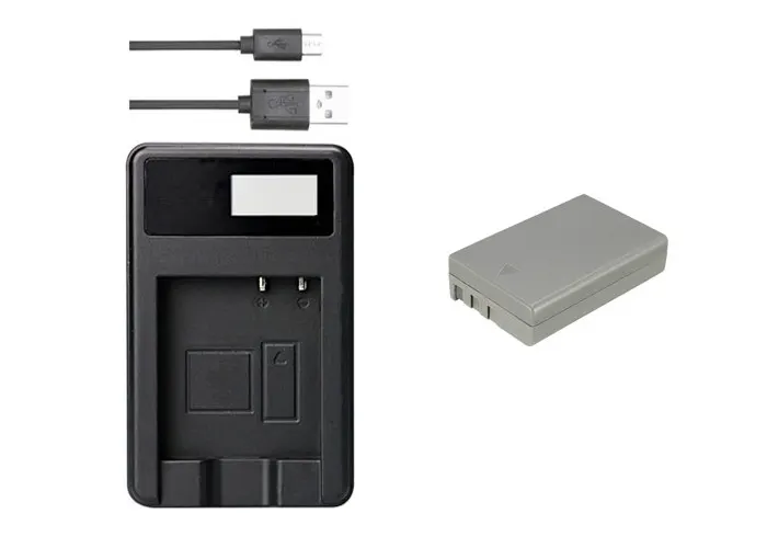 Черный EN-EL9, EN-EL9a, ENEL9, ENEL9a, EL9, EL9a аккумулятор камеры и usb-зарядное устройство для Nikon D40, D60, D40X, D3000 и D5000 - Цвет: Черный