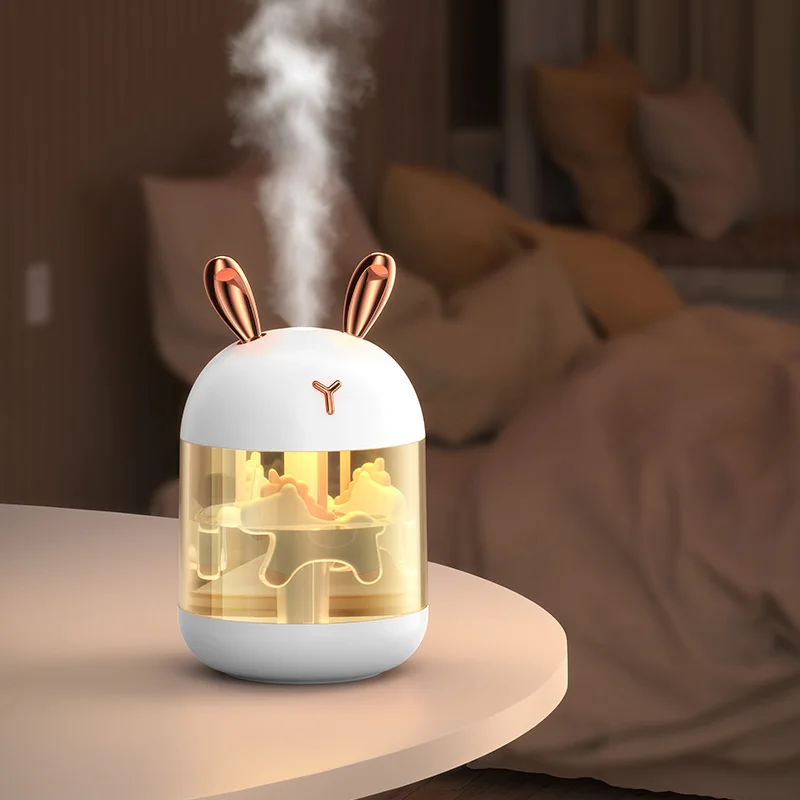 New Cute Pet Humidifier Essential Oil Diffuser Mini Humidifier for Home Aromatherapy Bedroom Mist Maker Ultrasonic Car Diffuser