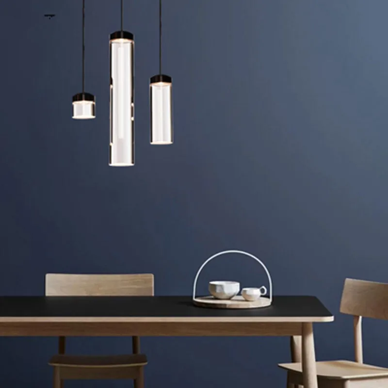 Креативный подвесной светильник в скандинавском стиле, современный индивидуальный подвесной светильник для бара и ресторана, простой художественный подвесной светильник с одним хрустальным стеклом
