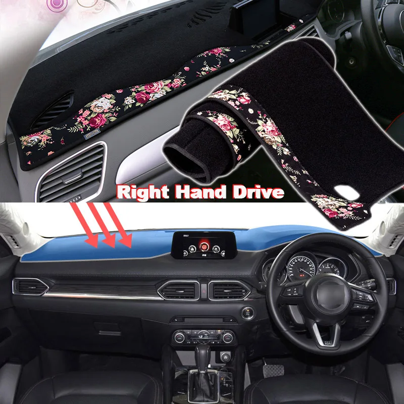 

Tommia China decorative pattern Car Dashmat Dashboard Mat Non-slip Dash Board Pad Cover for Mazda CX-5