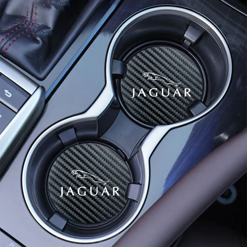 2 шт. противоскользящие подставки из силикагеля для Jaguar XEL F-TYPE XFL коврик чашки воды