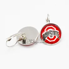 Ohio State Университет Национальная организация студенческого спорта подвески серьги Французский крючок серьги для Для женщин подарок 10 шт(5 пар) в партии; GE054