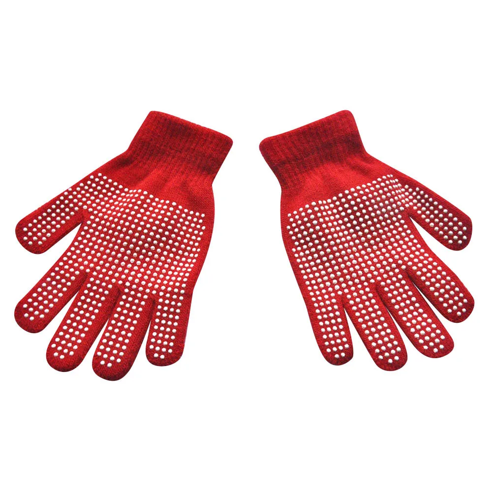Зимние перчатки новые зимние теплые Волшебные растягивающиеся перчатки для рук Детские разноцветные вязаные перчатки Guantes 8W1