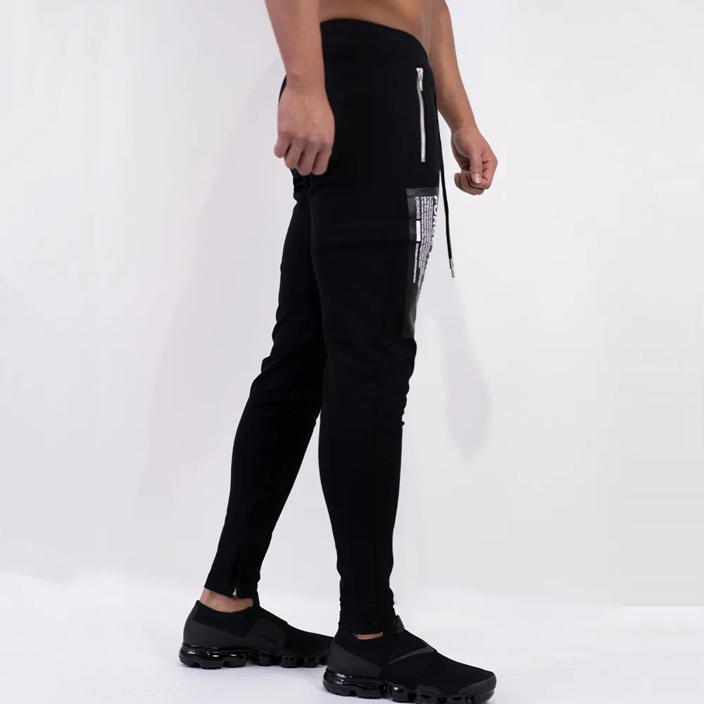 Joggers Sweatpants Autumn New Men Running Sports Skinny Pants Gym Fitness Training Trousers Male Sportswear Cotton Track Pants