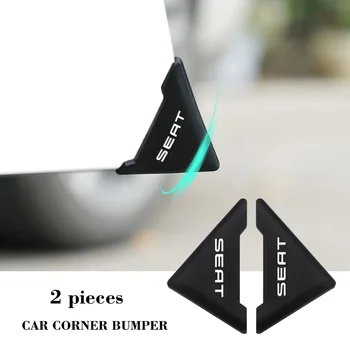 

2Pcs Car Door Corner 90 Degree Angle Corner Cover Bumper Crash Scratch Anti-Scratch For Seat Leon 5f Ibiza 6l 6j Leon 1p Cushion