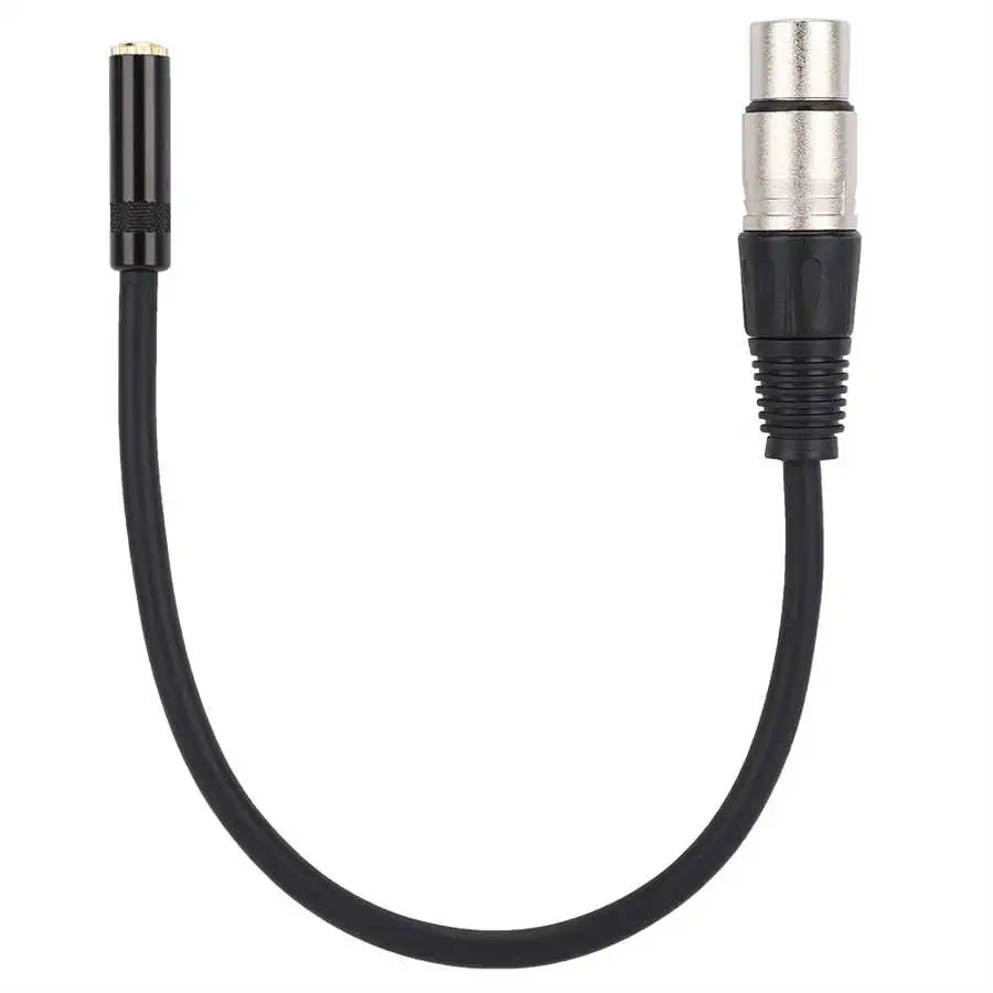 3.5MM Female to XLR Zinc Alloy Interface Audio Adapter Cable Patch Cord 30cm | Электроника