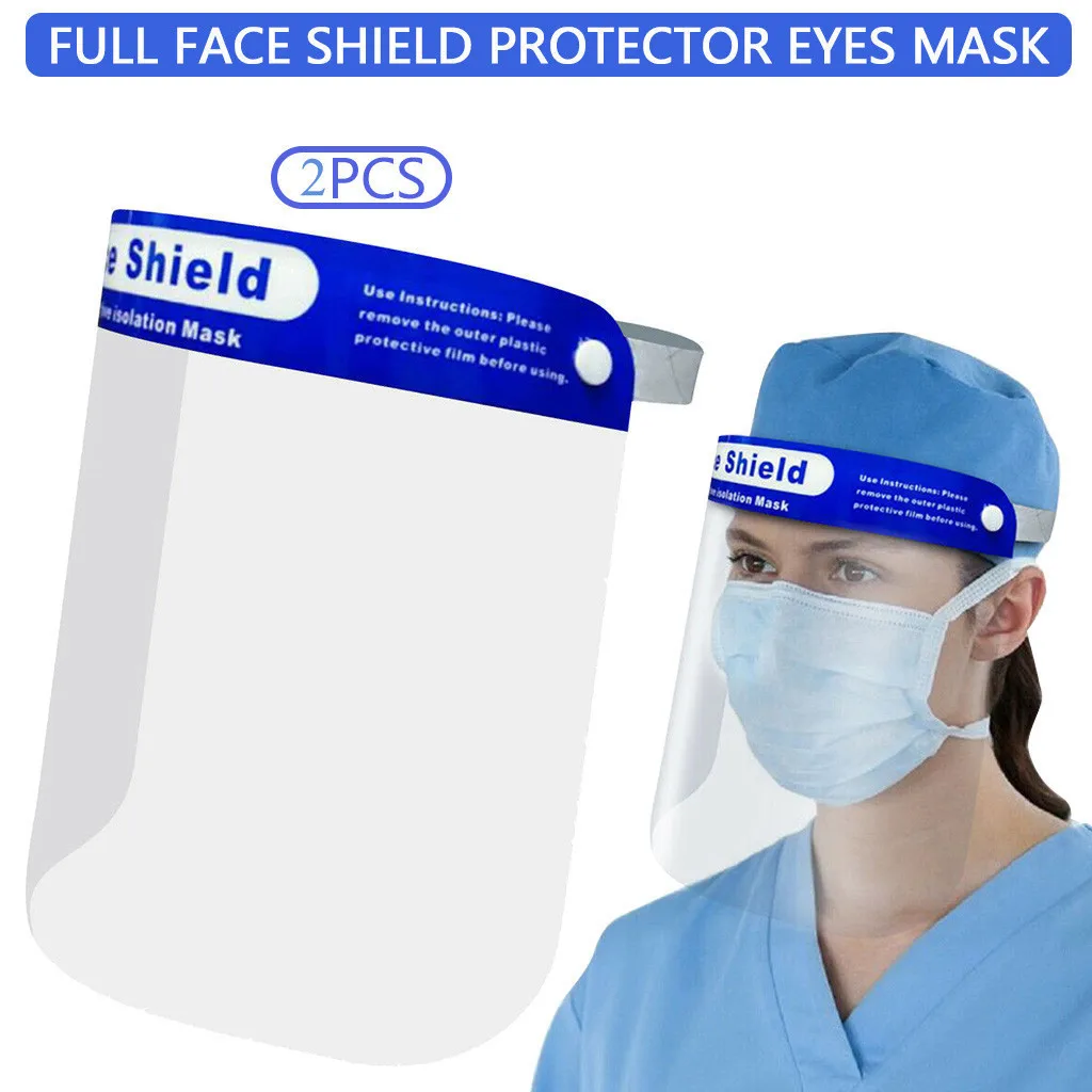 Máscara facial claro anti-viseira óleo respingos fumos protetor capa completa masky mascarillas máscara boca lavável por atacado em estoque # m
