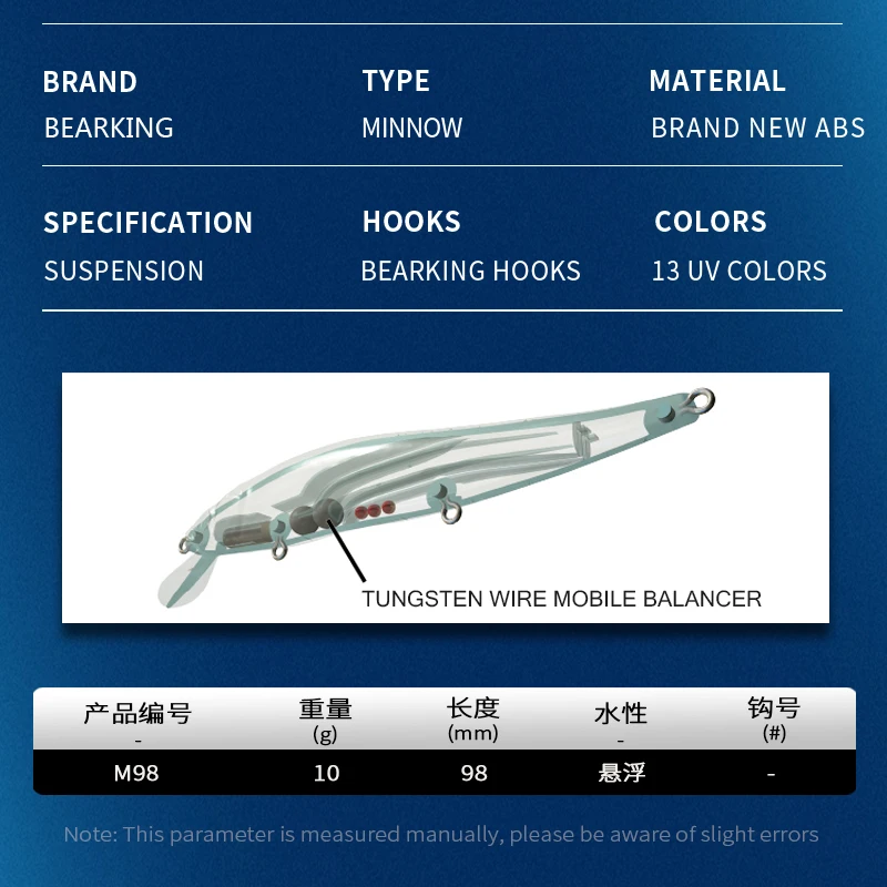 BEARKING Minnow Fishing Lure 4