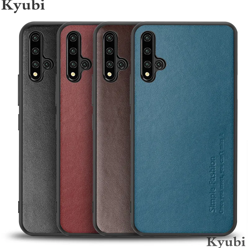 Для huawei Honor 20 Nova 5 mate 10 20 30 P20 P30 Pro чехол из натуральной кожи Мягкий матовый Роскошный чехол для huawei mate 20X Honor 9X